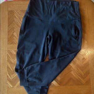 Maternity Navy Blue Active Jogger Pants